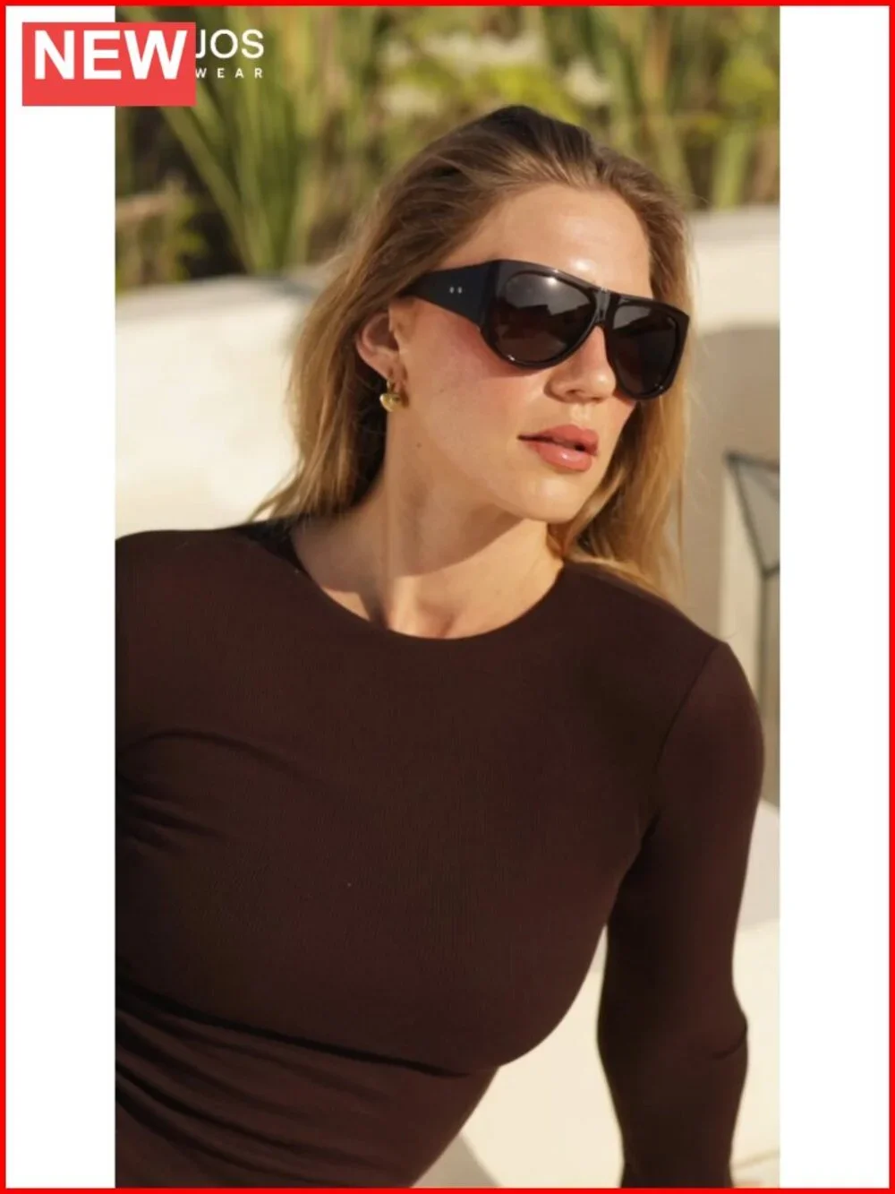 Vintage Retro Oversized Aviator Polarized Sunglasses UV400